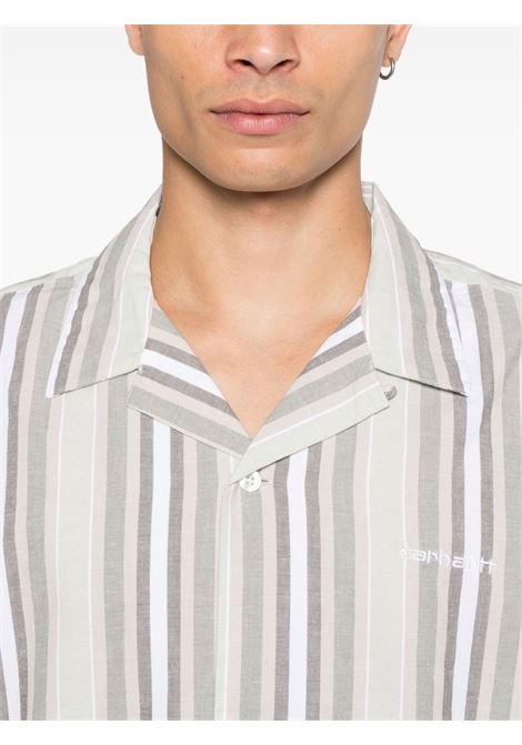 camicia folsey uomo bianca e oliva CARHARTT WIP | I0351543G7.XX